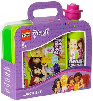 Lunchset Lego&reg; Friends groen