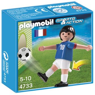 4733 PLAYMOBIL Sports&amp;Action Voetbalspeler Frankrijk