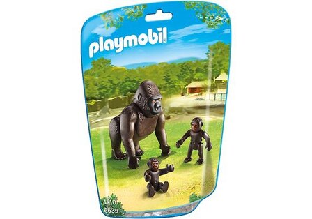 6639 PLAYMOBIL Gorilla met baby&#039;s