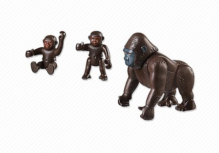 6639 PLAYMOBIL Gorilla met baby&#039;s