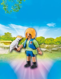 6830 PLAYMOBIL Playmo-Friends Verzorgster met kaketoe