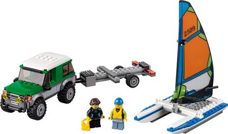 60149 LEGO City Pickup 4x4 met catamaran 