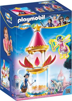 6688 PLAYMOBIL Super4 Muzikale toren met Twinkle Sterrenglinster 