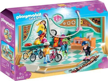 9402 Playmobil Fiets- en skatewinkel
