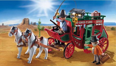 4399 PLAYMOBIL Western Postkoets