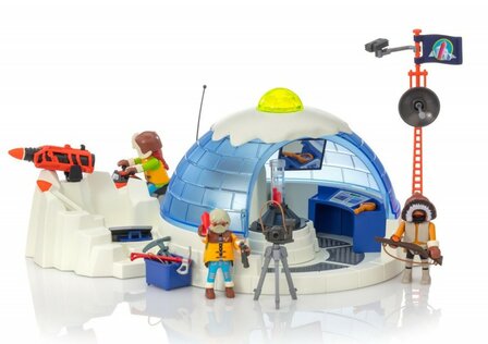 9055 PLAYMOBIL Action Hoofdkwartier Poolexpeditie