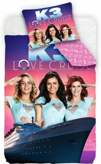 100741 Studio 100 K3 Love Cruise  Kinderdekbedovertrek - Eenpersoons - 140x200 cm