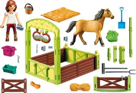 9478 PLAYMOBIL Spirit Lucky &amp; Spirit met paardenbox