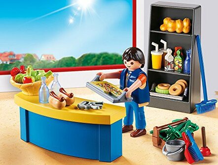 9457 PLAYMOBIL Schoolconci&euml;rge met kiosk