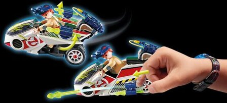 9388 PLAYMOBIL Stanz met luchtmoto