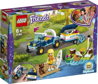 41364 LEGO Friends Stephanie&#039;s Buggy en Aanhanger