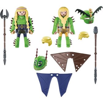 70042 PLAYMOBIL Dragons Schorrie en Morrie in vliegpak