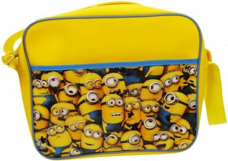 001003 Schoudertas Minions crowded