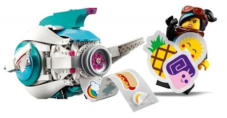 70830 LEGO The Movie 2 Lieve Chaos&#039; Systar Ruimteschip!