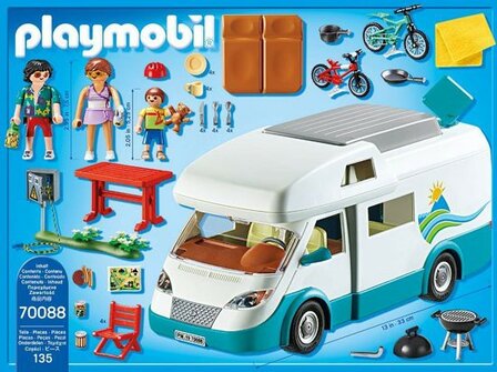 70088 PLAYMOBIL Family Fun Mobilhome met Familie 