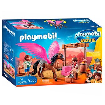 70074 PLAYMOBIL The Movie Marla en Del met Gevleugeld Paard