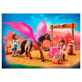 70074 PLAYMOBIL The Movie Marla en Del met Gevleugeld Paard