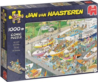 19067 Jumbo Puzzel Jan van Haasteren De Sluizen 1000 Stukjes