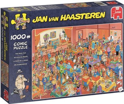 19072 Jumbo Puzzel Jan van Haasteren De Goochelbeurs 1000 Stukjes