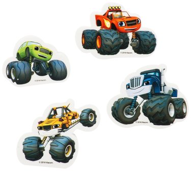 36076 Sambro Blaze en The Monster Machines Gummen 4 stuks