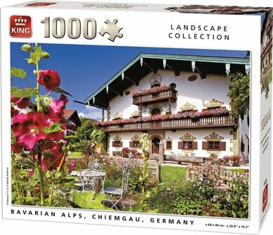 55854 King Puzzel Bavarian Alps Chiemgau Germany 1000 Stukjes 