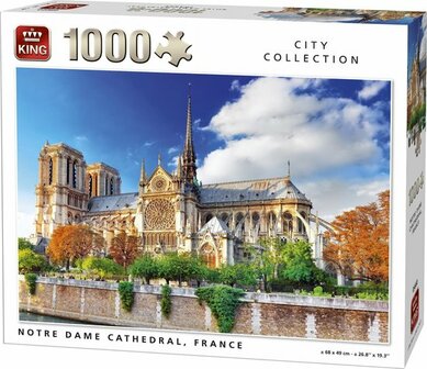 05660 King Puzzel Notre Dame Parijs 1000 Stukjes