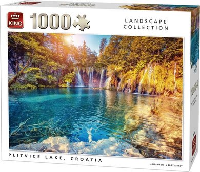 05651 King Puzzel Plitvice Lake 1000 Stukjes