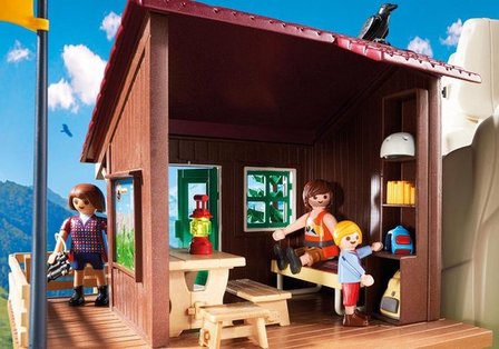 9126 Playmobil Bergbeklimmers met berghut