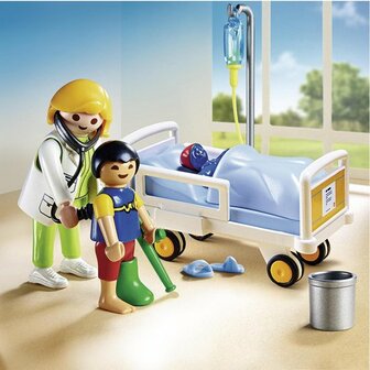 70587 PLAYMOBIL City Life Ziekenhuiskamer met arts