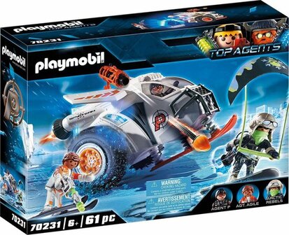 70231 PLAYMOBIL Top Agents Spy Team Sneeuwmobiel