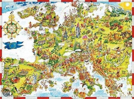 05077 King Puzzel Comic Europe 1000 Stukjes