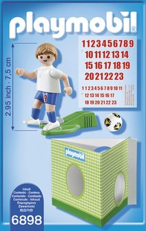 6898 PLAYMOBIL Sports&amp;Action Voetbalspeler Engeland