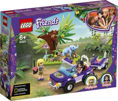 41421 LEGO Friends Reddingsbasis Babyolifant in Jungle 