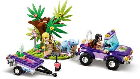 41421 LEGO Friends Reddingsbasis Babyolifant in Jungle 