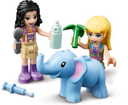 41421 LEGO Friends Reddingsbasis Babyolifant in Jungle 
