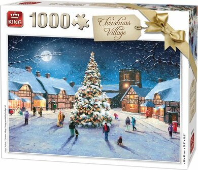 05610 King Puzzel Christmas Village 1000 Stukjes