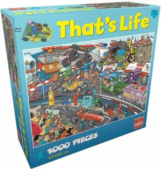 71425 Goliath Puzzel That&#039;s Life Car Race 1000 stukjes