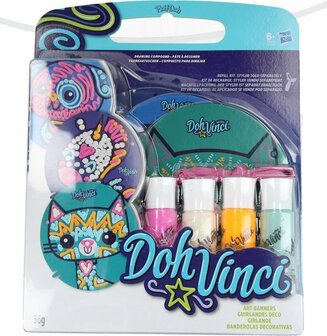 0919 Play Doh Vinci Styler Afbeeldingen met 4 Verschillende Kleuren Klei &ndash; 8x3x2cm