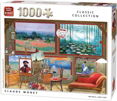 55864 King Puzzel Claude Monet 1000 Stukjes