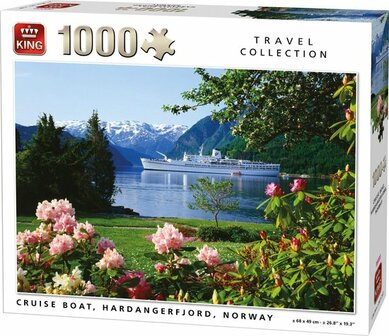 05715 King Puzzel Cruiseschip Noorwegen 1000 Stukjes 
