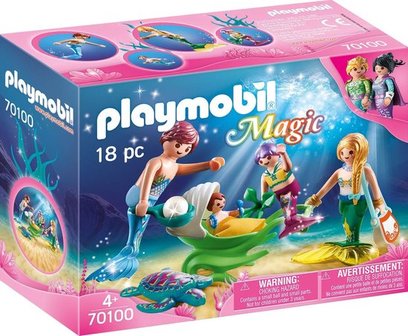 70100 PLAYMOBIL Magic Meerminnenfamilie