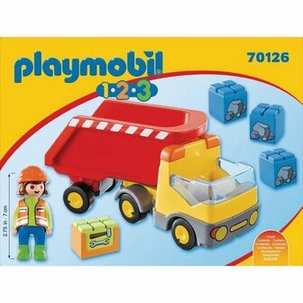 70126 PLAYMOBIL 1.2.3 Kiepwagen