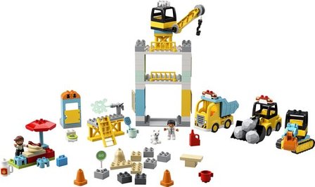 10933 LEGO DUPLO Torenkraan &amp; Bouwterrein