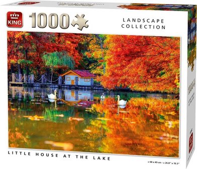 55882 King Puzzel Little House at the Lake 1000 Stukjes