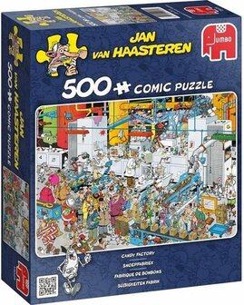 19025 Jumbo Puzzel Jan van Haasteren Snoepfabriek 500 stukjes