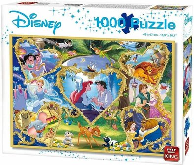 55829 King Puzzel Disney Movie Magic 1000 Stukjes 