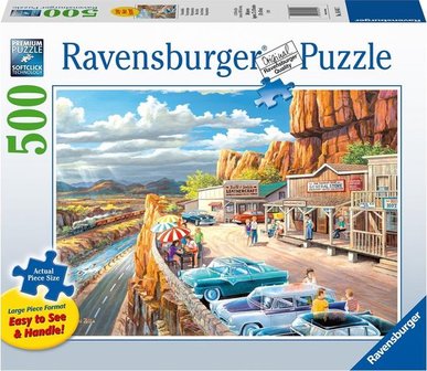 164417 Ravensburger puzzel Mooi uitzicht 500 stukjes