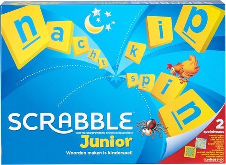 61351 Mattel Scrabble Junior Kinderspel