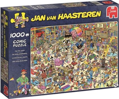 19073 Jumbo Puzzel Jan van Haasteren De Speelgoedwinkel 1000 Stukjes