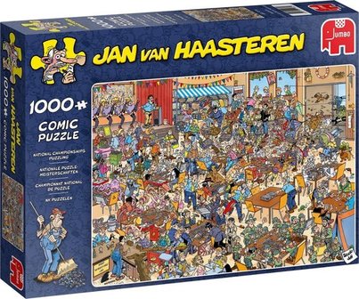 19090 Jumbo Puzzel Jan van Haasteren NK Puzzelen 1000 Stukjes